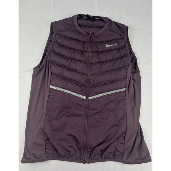 Nike Jackets & Blazers - Nike Running Lightweight Insulated Jacket in mauve. Quilted full Zip XL